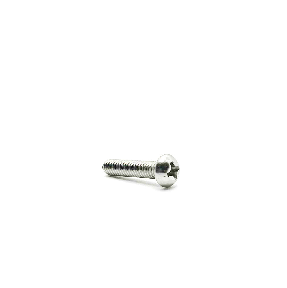 #8-32 x 3/4in UNC Stainless Steel Phillips Round Machine Screw