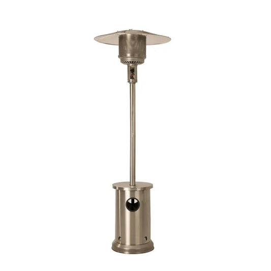 Stainless Steel Patio Heater with Permanent Table