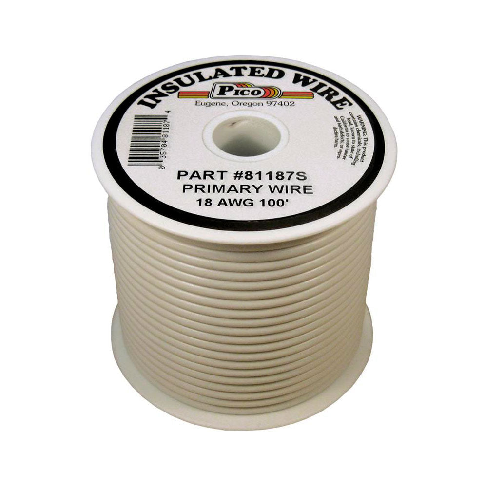 18ga Primary Wire White