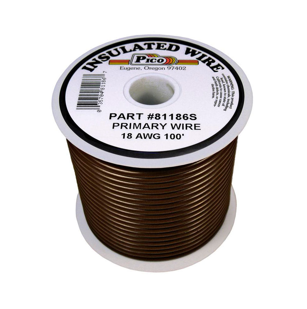 18ga Primary Wire Brown