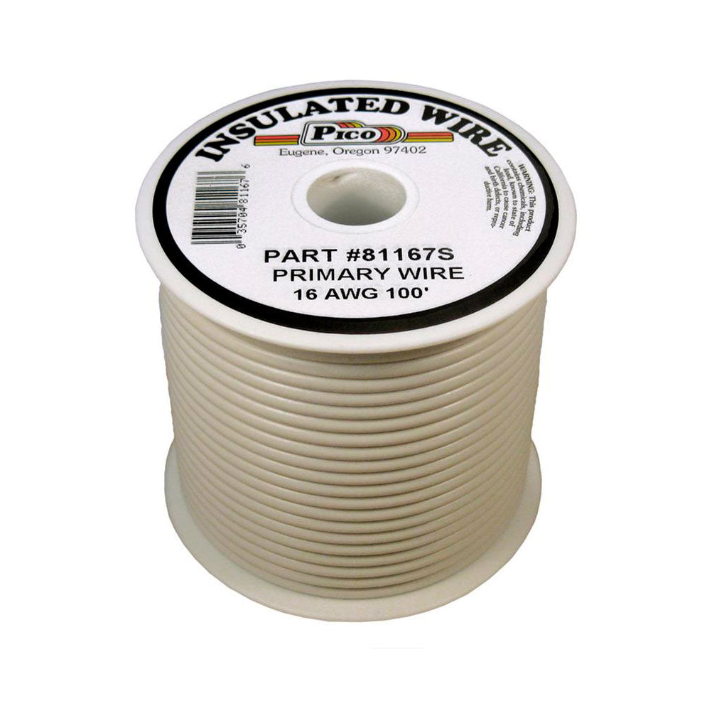 16ga Primary Wire White