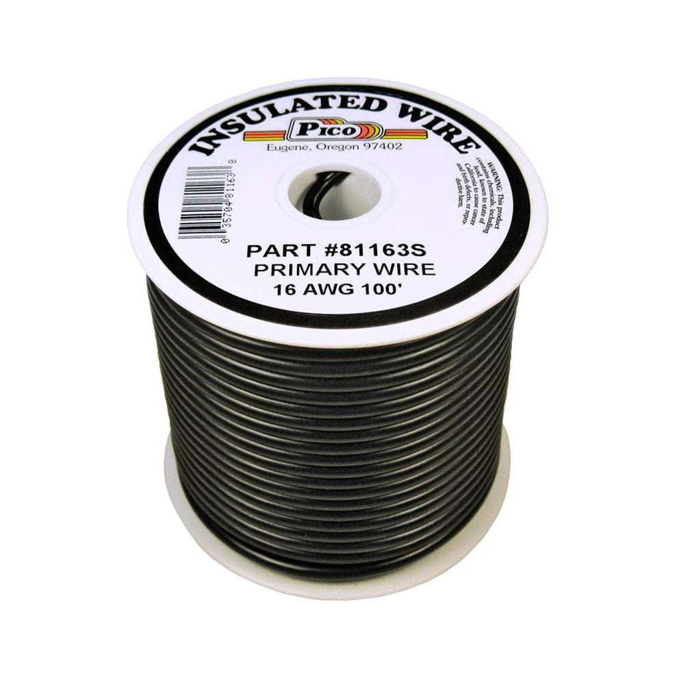 16ga Primary Wire Black