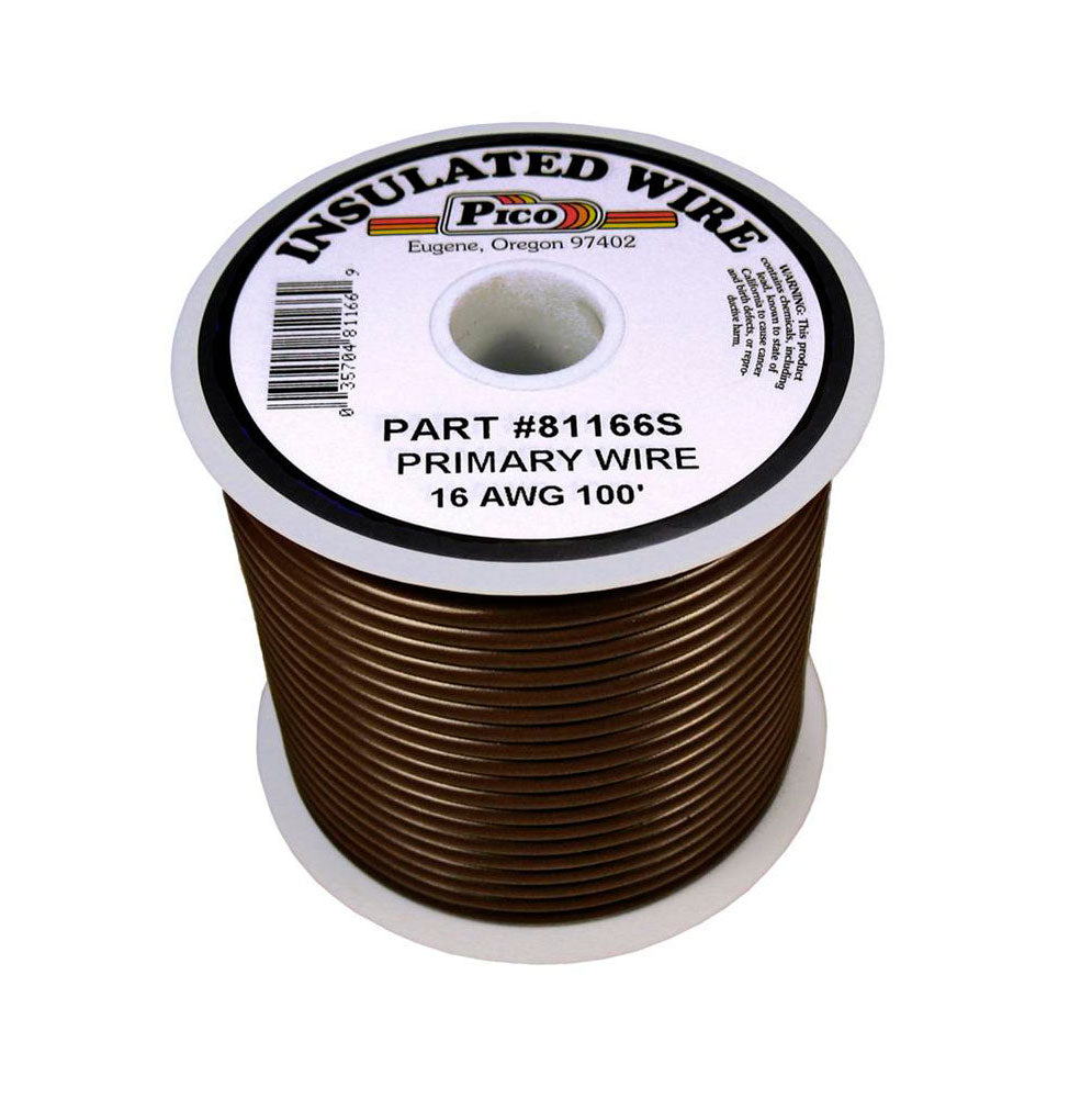 16ga Primary Wire Brown