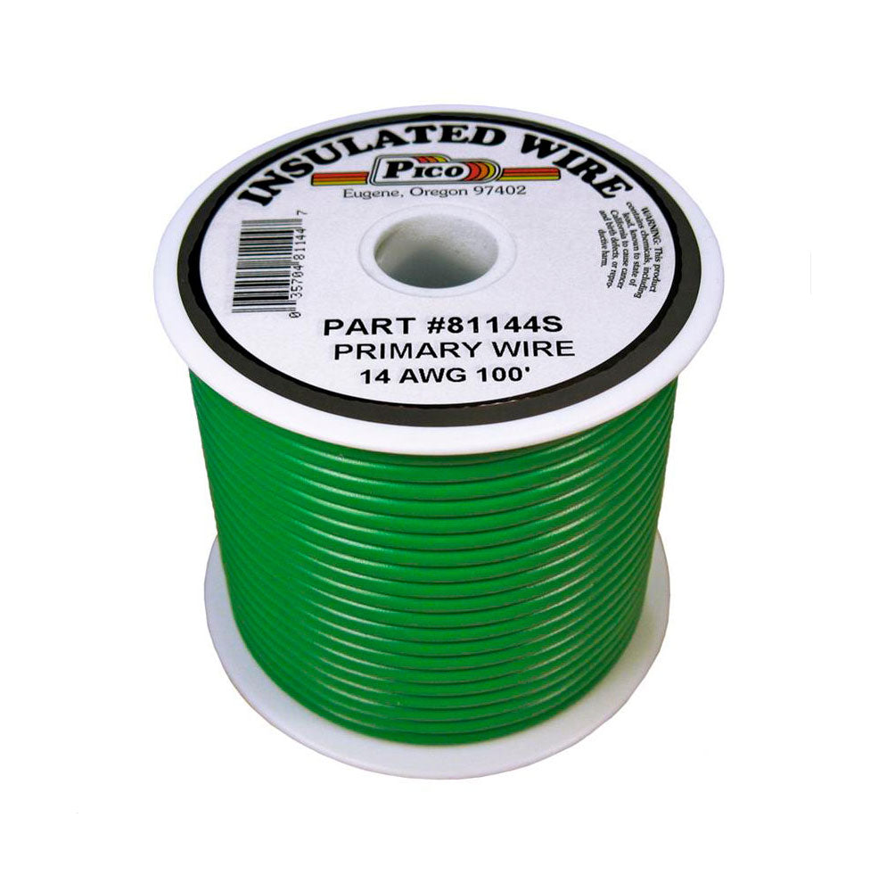 14ga Primary Wire Green