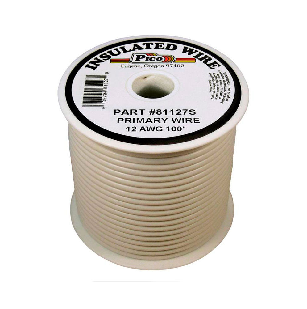 12ga Primary Wire White