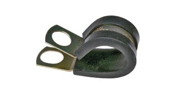 1in Rubber Tubing Clamp Yellow Zinc