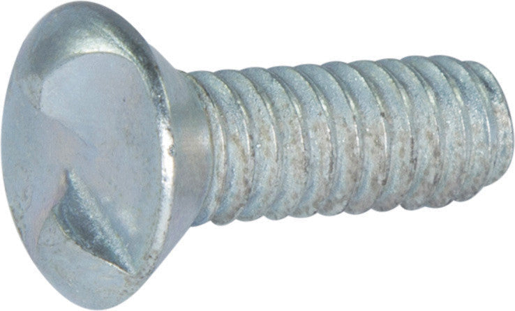 8-32 x 3/8 Tamper Resistant One Way Oval Head Screw Zinc