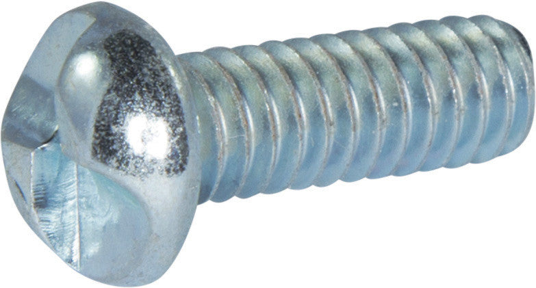 1/4-20 x 3/4 Tamper Resistant One Way Round Head Machine Screw Zinc