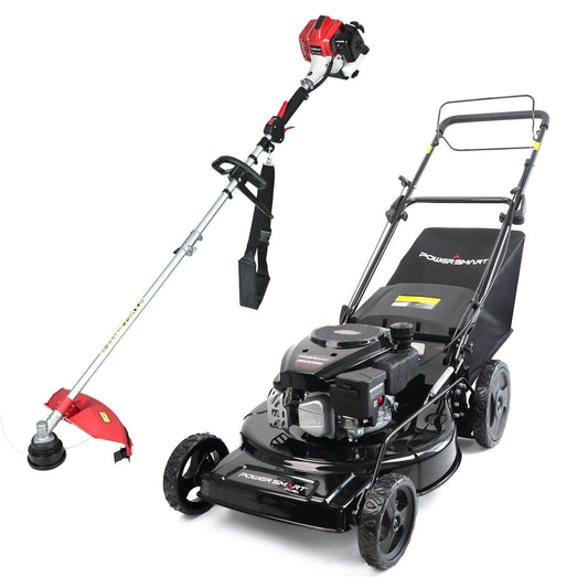 22" 170cc 3-in-1 Self-Propelled Lawn Mower & 16" 25cc String Trimmer Bundle V8622S+PS4532