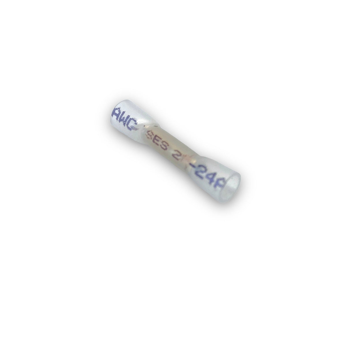 22-24 AWG Butt Clear Heat Shrink