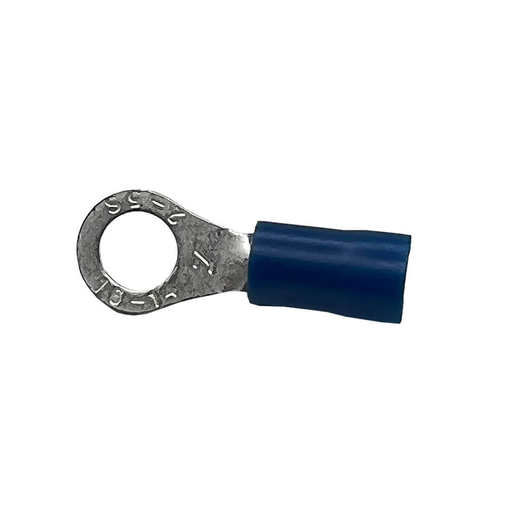 16-14 AWG #10 Ring Blue Vinyl