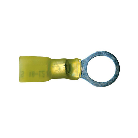 12-10 AWG 3/8in Ring Yellow Heat Shrink