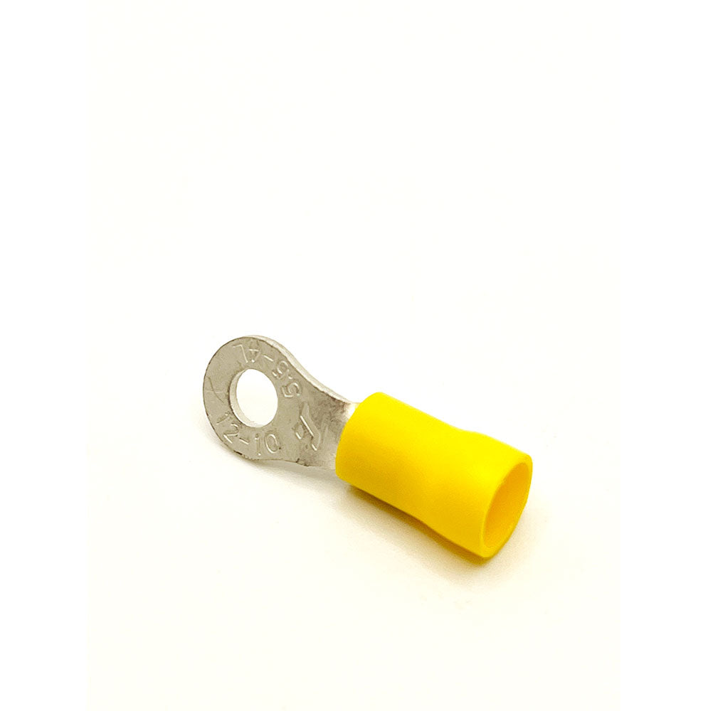 12-10 AWG #8 Ring Yellow Vinyl