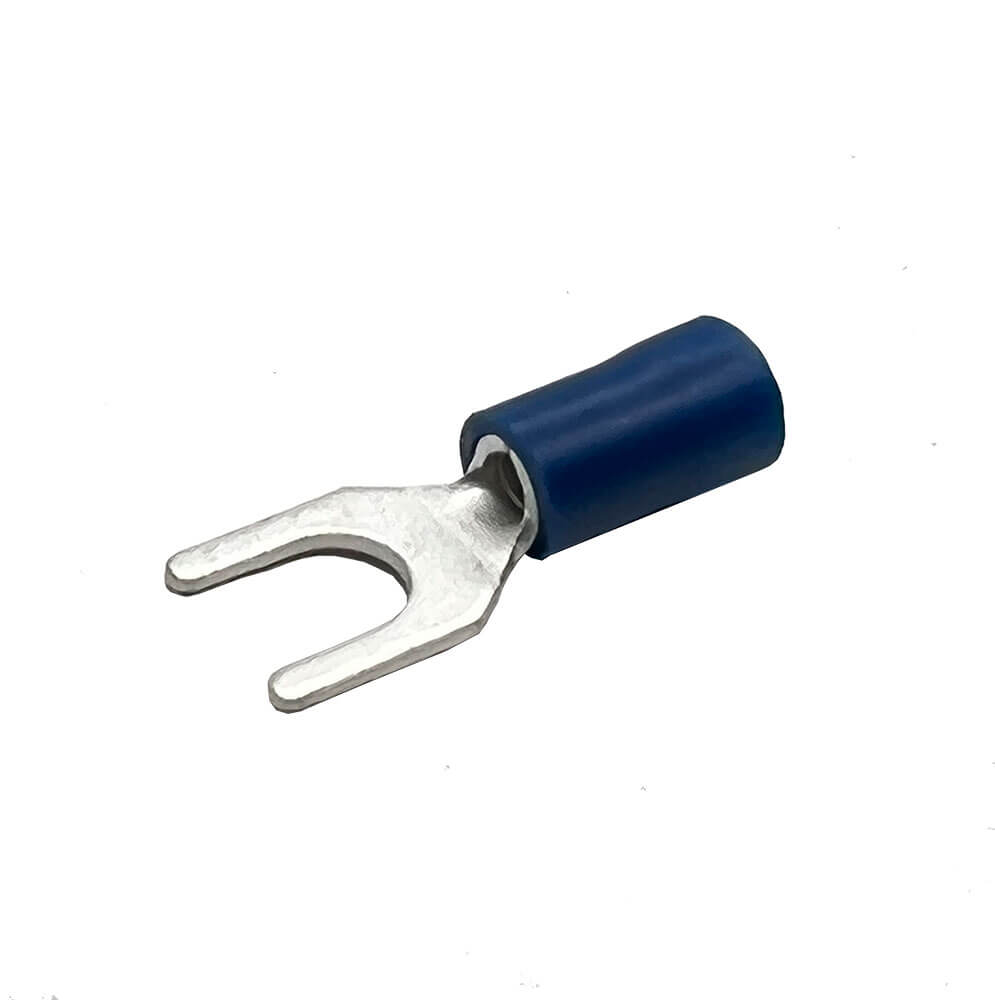 16-14 AWG #10 Spade Blue Vinyl
