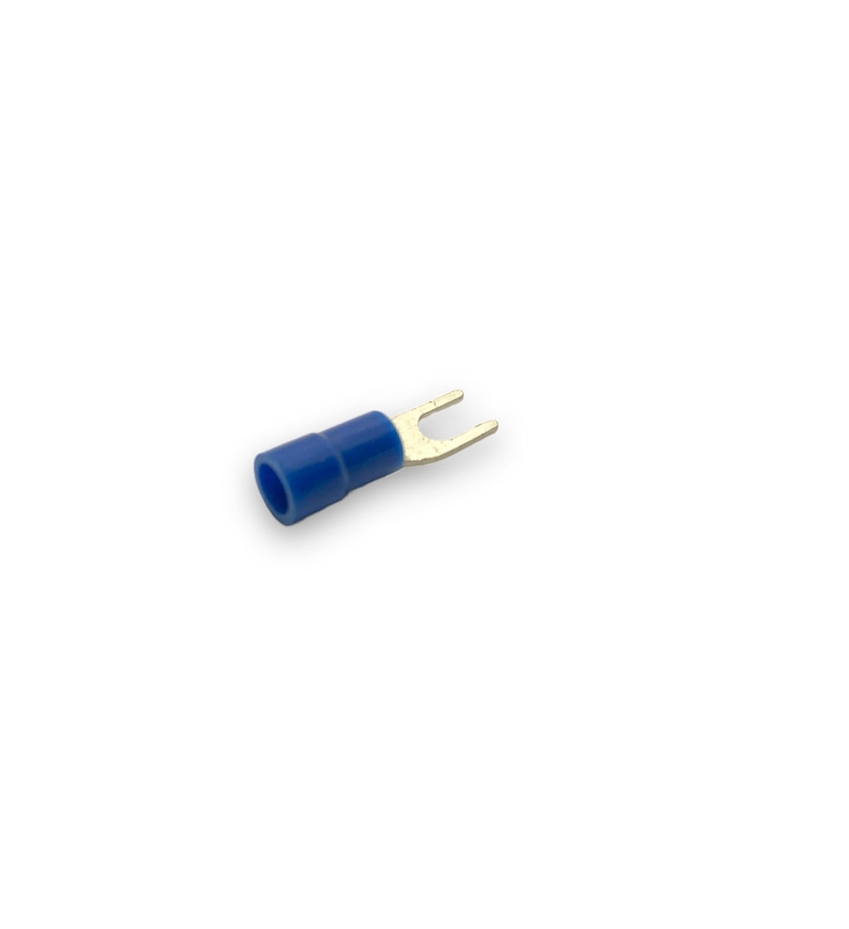 16-14 AWG #6 Spade Blue Vinyl