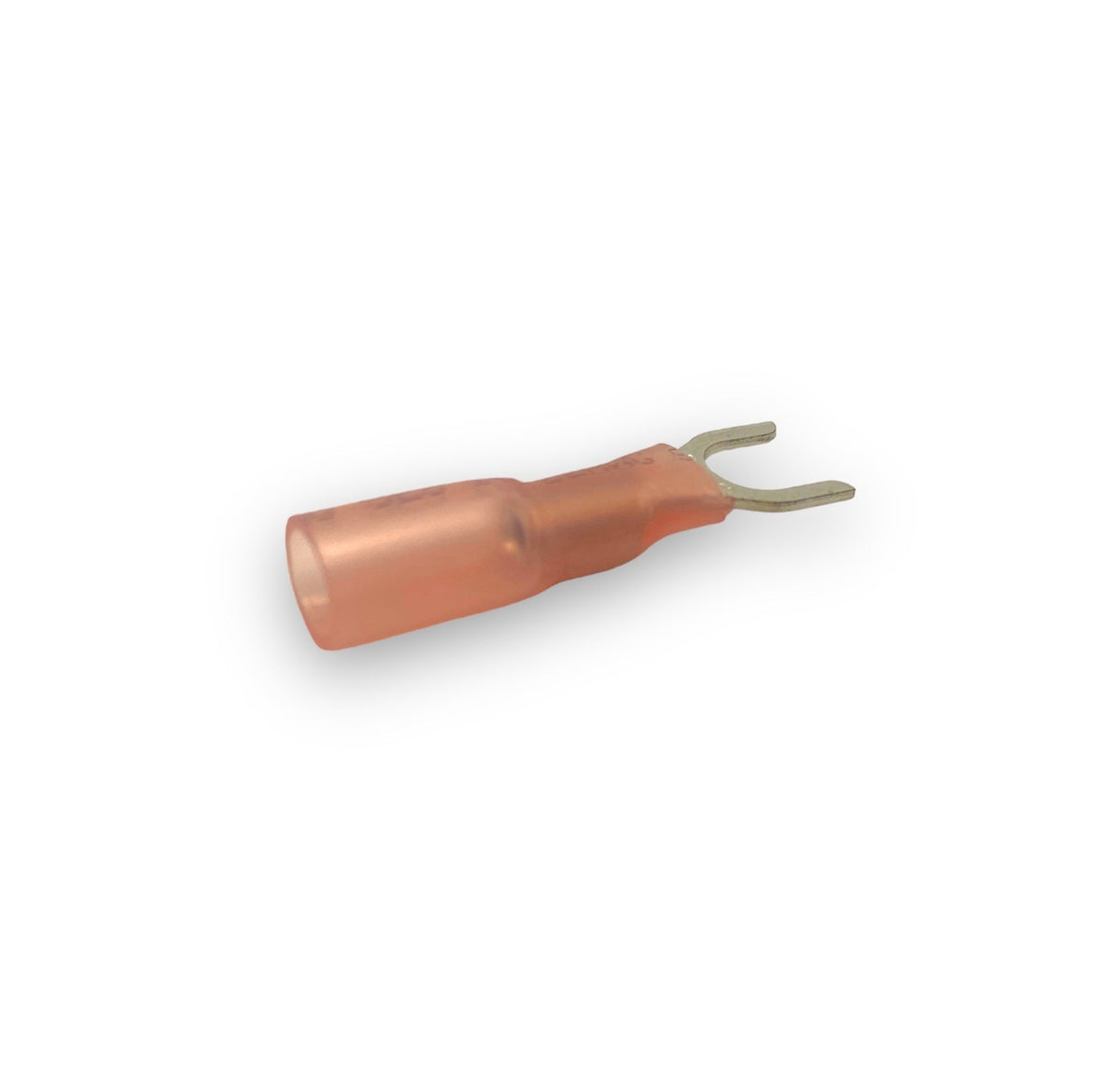 22-18 AWG #10 Spade Red Heat Shrink