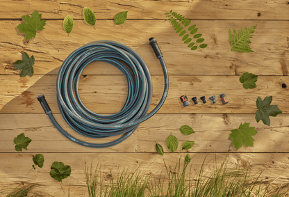 Garden Hose 30m 100ft. 5/8 X-Flow, provides flexible & reliable irrigation