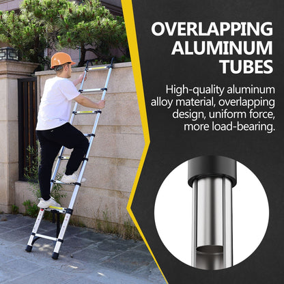 8.5FT Telescopic Ladder with Multi-Purpose Design – Aluminum Alloy