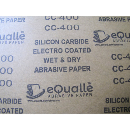 400 Grit Sandpaper Sheets  – 10 Pack, 9x11 in, Wet or Dry Use