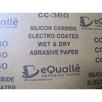 360 Grit Sandpaper Sheets – 10 Pack, 9x11 in, Wet or Dry Use