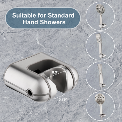 Adjustable Handheld Shower Head Holder with 1/2-Inch Connection