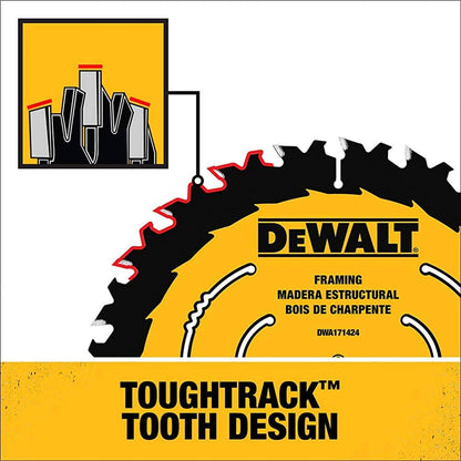 DEWALT DWA171424 7-1/4-Inch 24-Tooth Circular Saw Blade