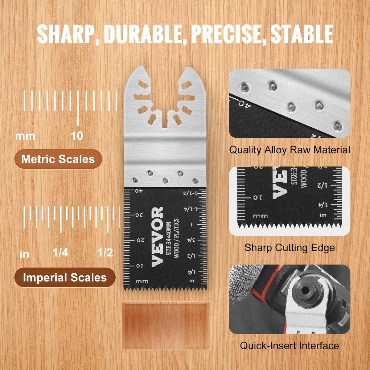 30PCS Multi Tool Blade Kit for Oscillating Tool