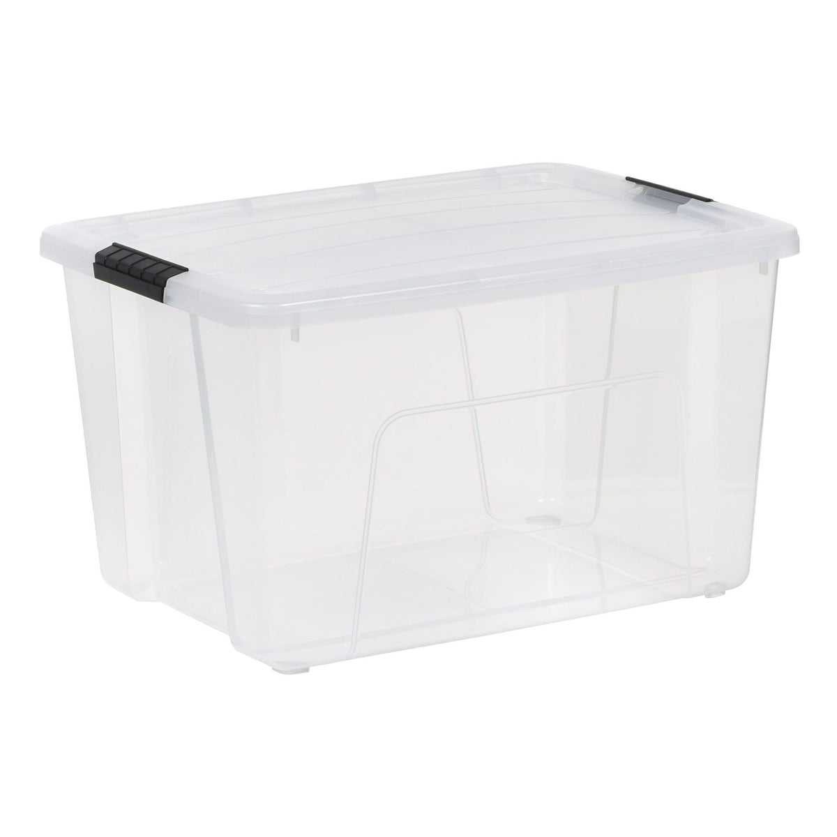 (2 pack)60 Qt. Plastic Storage Bins with Lids