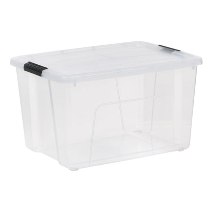 (2 pack)60 Qt. Plastic Storage Bins with Lids