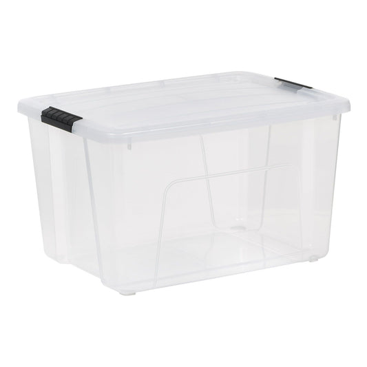 (2 pack)60 Qt. Plastic Storage Bins with Lids