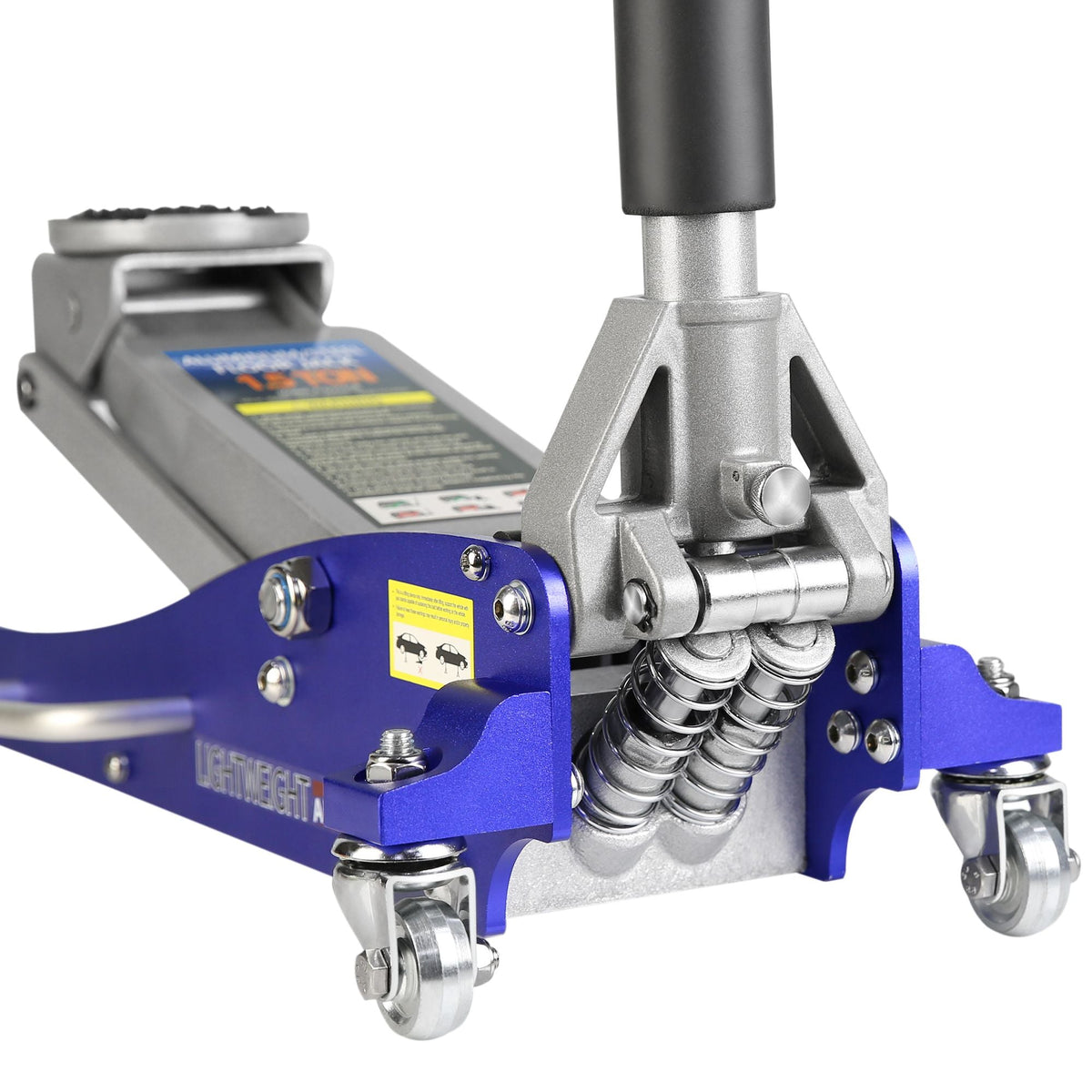 Hydraulic Low Profile Aluminum and Steel Floor Jack 1.5 Ton (3,000 lb) Capacity