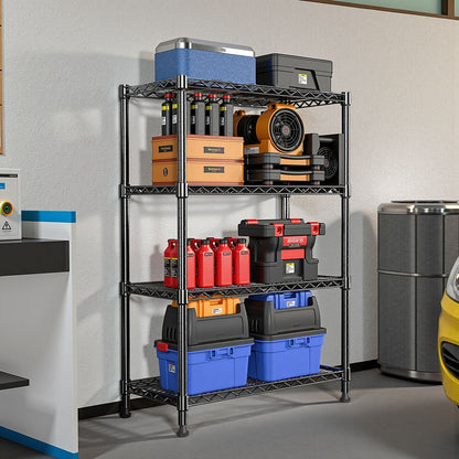 1000 lbs Storage Shelving Steel Heavy Duty 4-Tier Steel Organizer