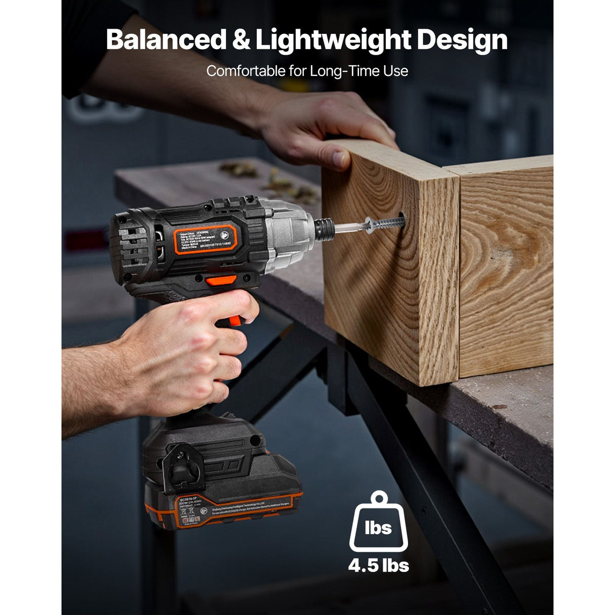 Impact Driver 1/4 Inch 20V Cordless Impact Driver Kit with Battery and Charger