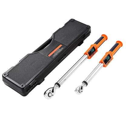Digital Torque Wrench Set 1/2 & 3/8 Inch Drive Electronic Torque Wrench