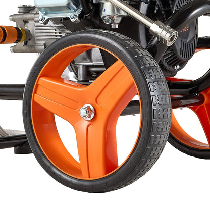 Gas Pressure Washer 2900 PSI and 1.85 Max GPM Upgrade Aluminum Pump with Spray Gun and Wand