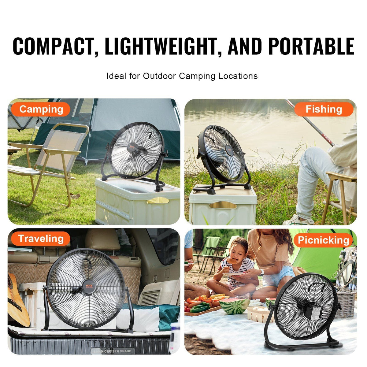 Cordless Fan 16 in Portable