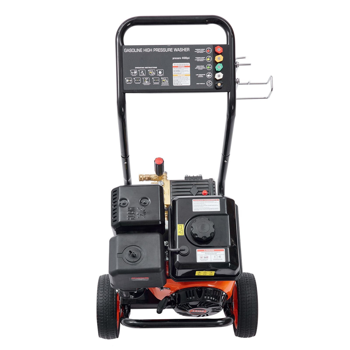 Gas Pressure Washer 4400 PSI 4.0 GPM Spray Gun and Extension Wand