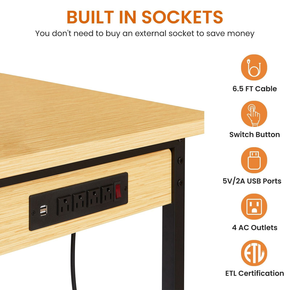 48''Adjustable Workbench with pegboard Heavy Duty Wooden Desktop with Wheels