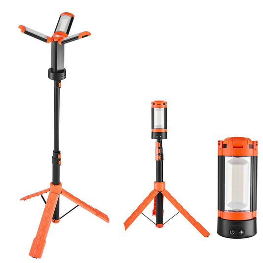 LED Work Light with Stand 13.2Ah Rechargeable Cordless Light Lumens 3000K-6500K Dimmable