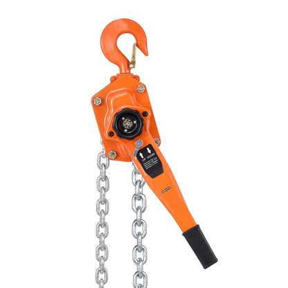 Heavy Duty Manual Lever Chain Hoist 3T 6600LBS Capacity Come Along 10FT Lift G80 Alloy Steel Chain