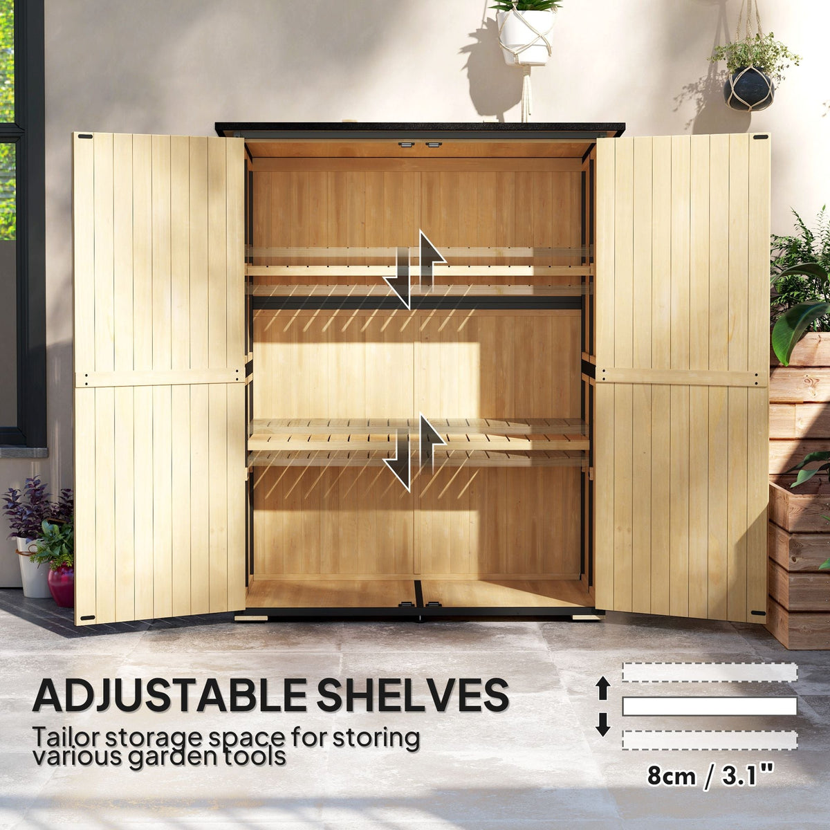 Wood Storage Shed
