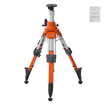 Laser Level Tripod Stand 5/8"-11 Thread Mount 27.16-67.71 in Height Heavy Duty Survey Tripod with Level Bubble & Diffusion Limiter