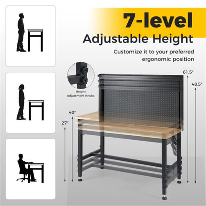 48" Heavy-Duty Workbench 2000LBS Capacity