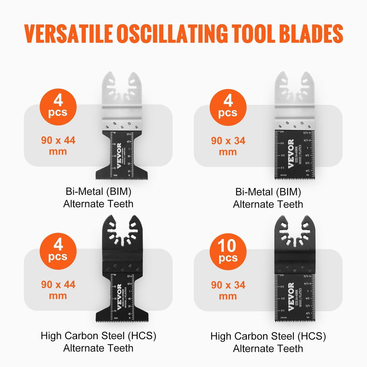 30PCS Multi Tool Blade Kit for Oscillating Tool
