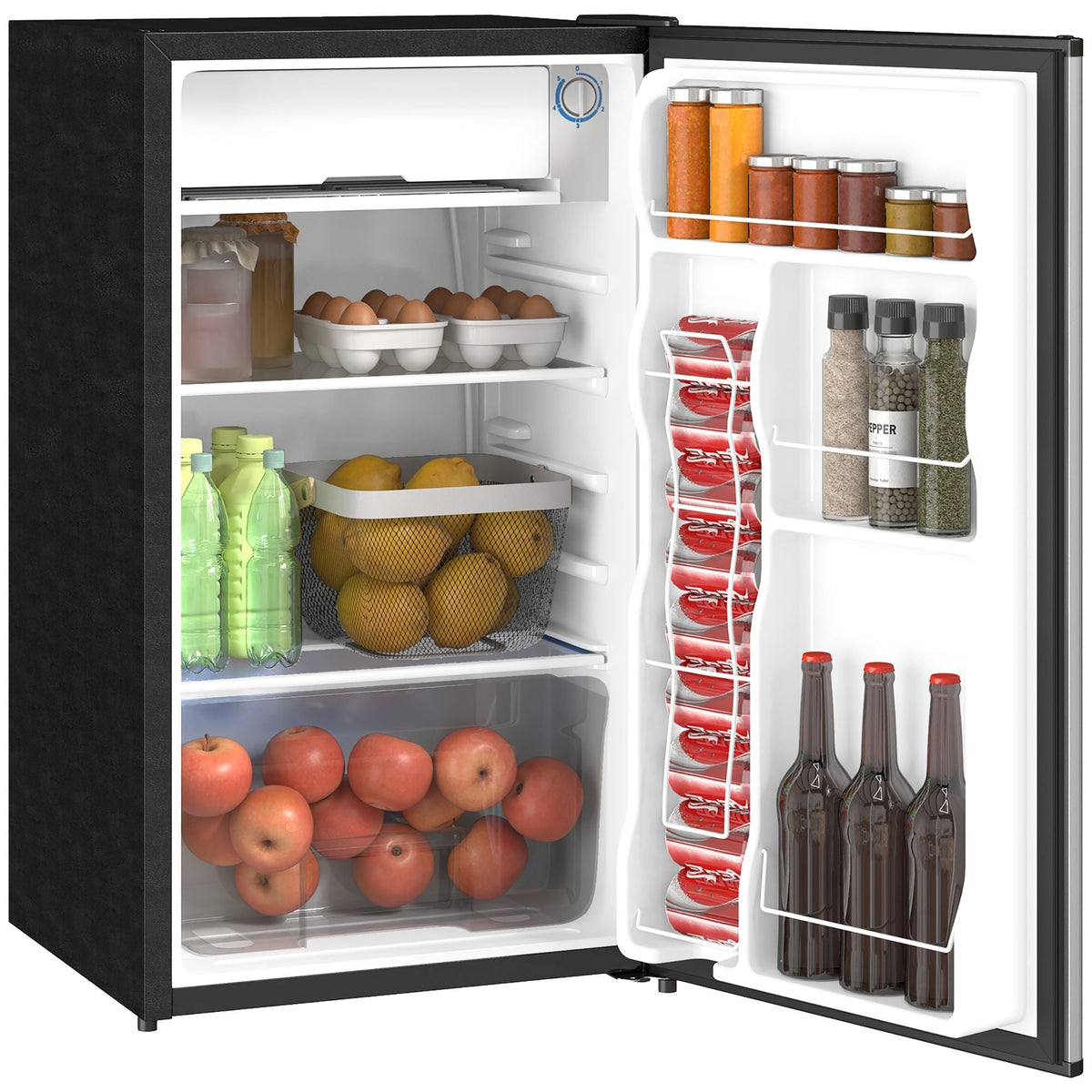 3.2 Cu.Ft Mini Fridge Freezer