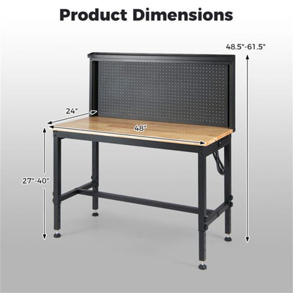 48" Heavy-Duty Workbench 2000LBS Capacity