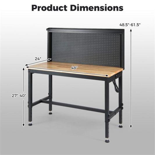 48" Heavy-Duty Workbench 2000LBS Capacity