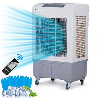 3 in 1 Portable Evaporative Cooler 2647CFM Personal Air Cooler with remote control Large Water Tank