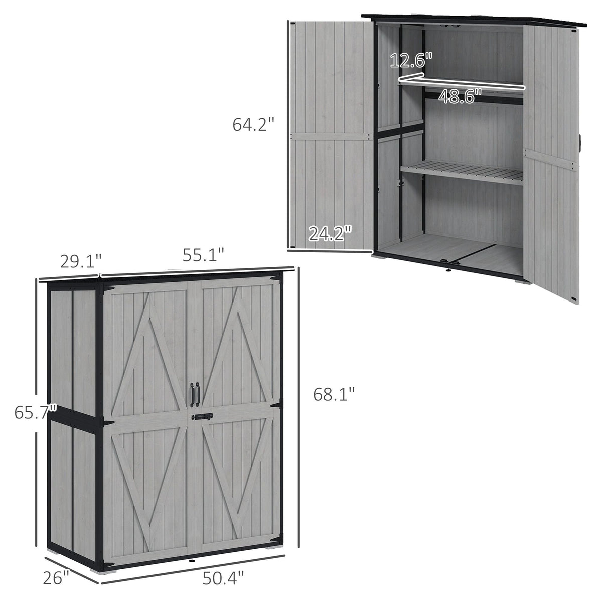 Wood Storage Shed