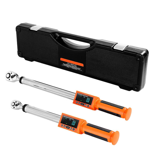 Digital Torque Wrench Set 1/2 & 3/8 Inch Drive Electronic Torque Wrench